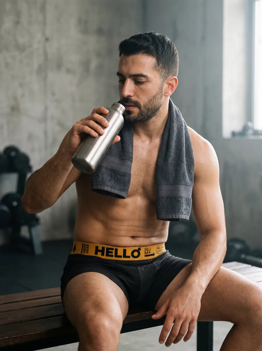 Hello Slim pamuklu erkek boxer