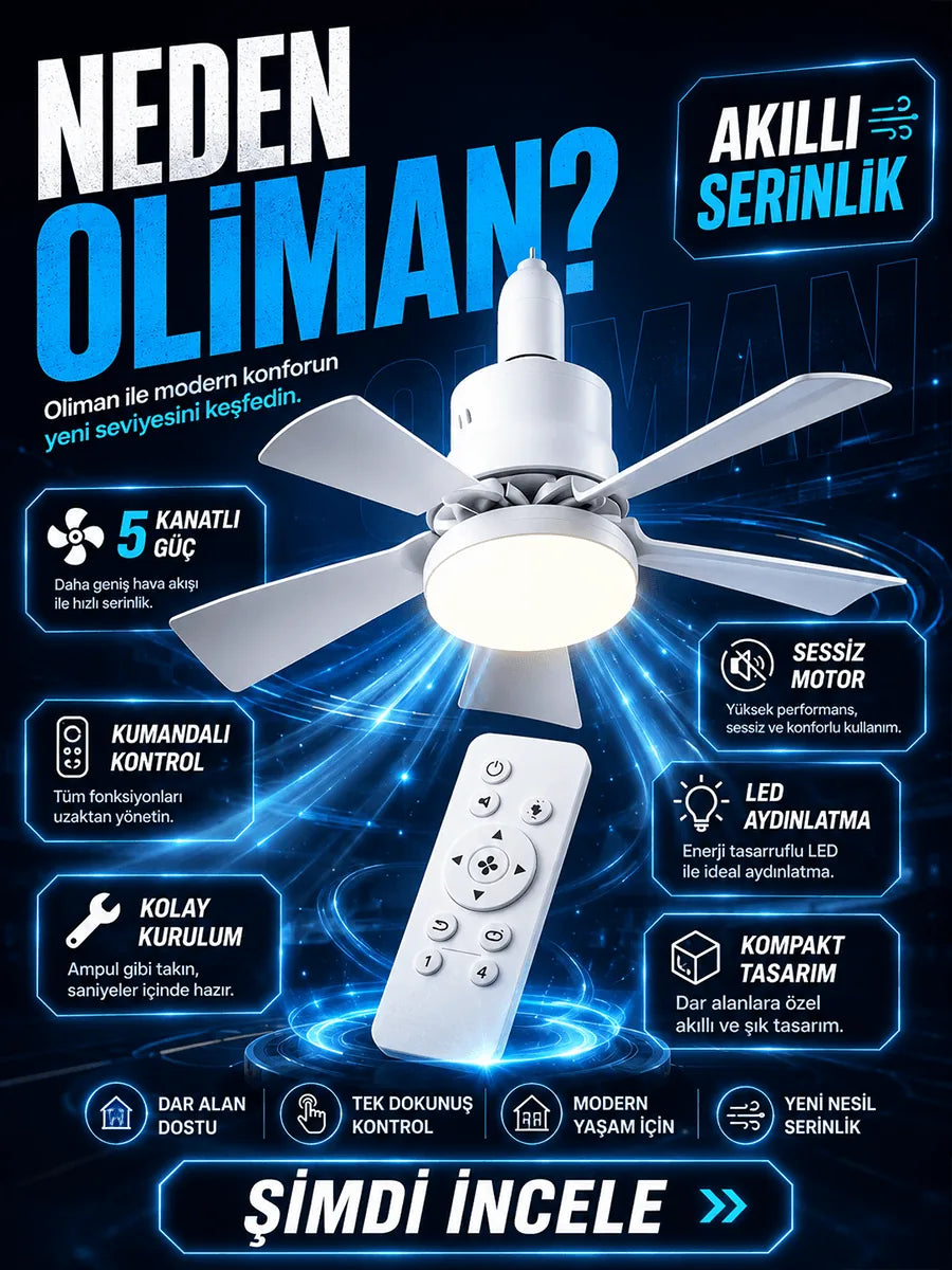 Dahili LED aydınlatma — akıllı serinlik