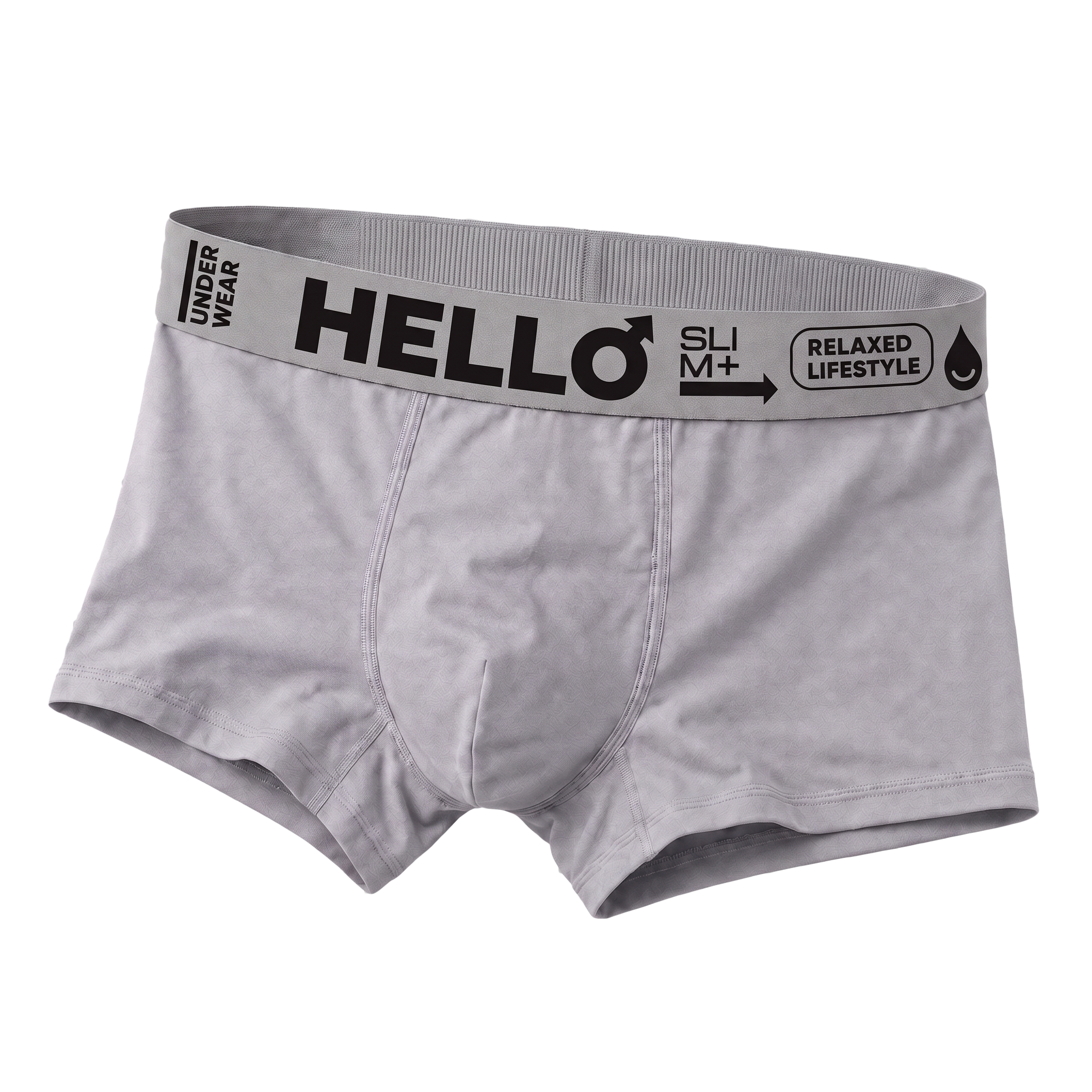 Hello Slim Underwear | 6'lı Premium Özel Renk Boxer Seti