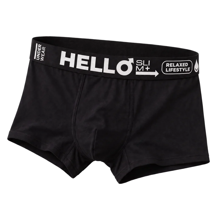 Derin Siyah erkek boxer