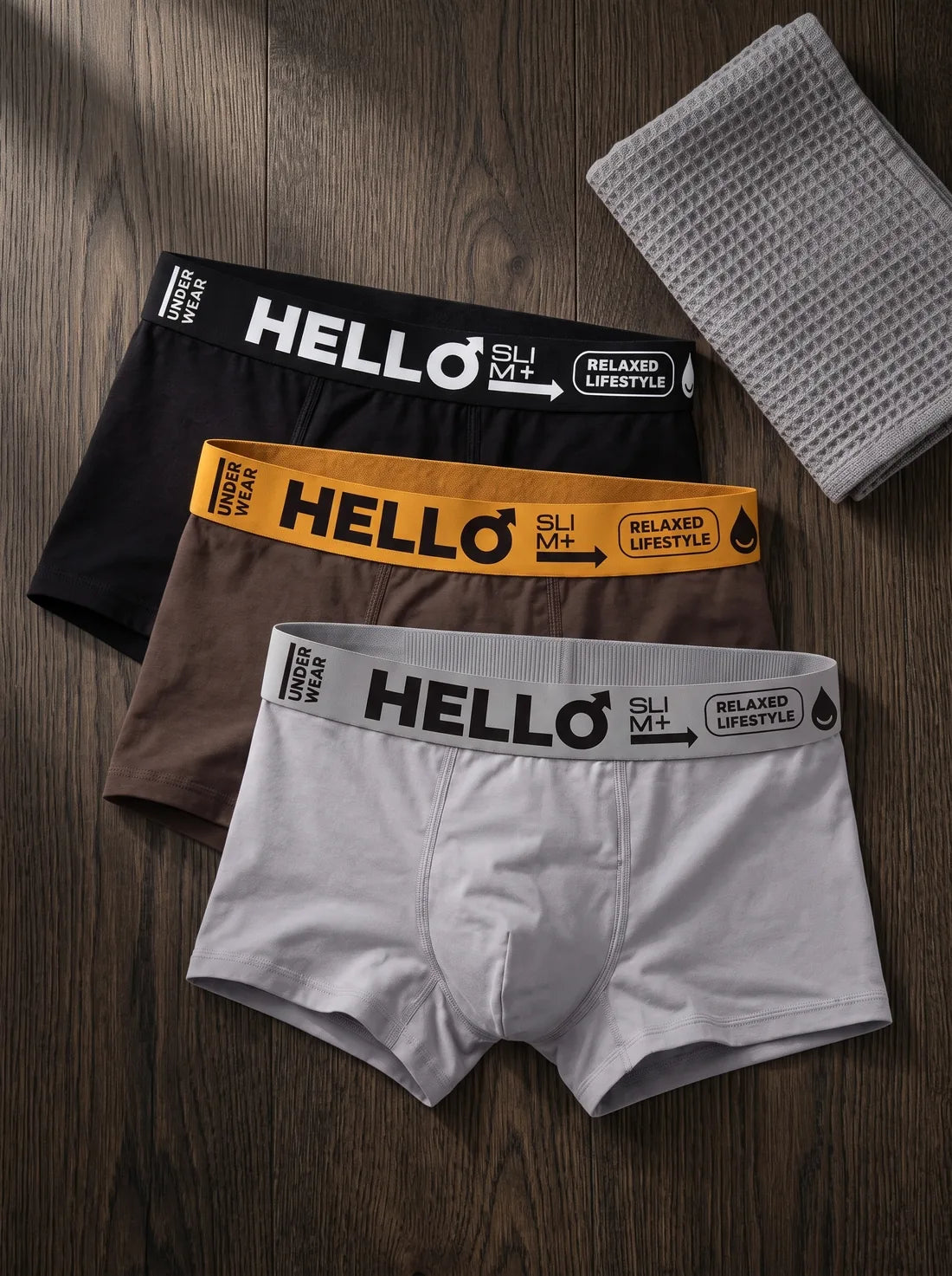 Hello Slim pamuklu erkek boxer