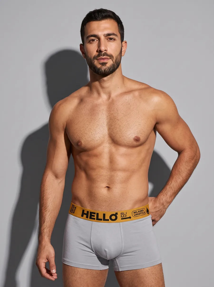 Hello Slim pamuklu erkek boxer