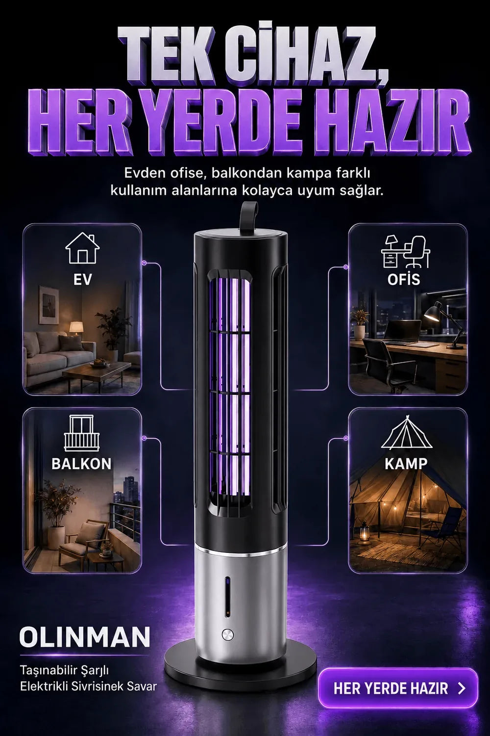 Her yerde hazır