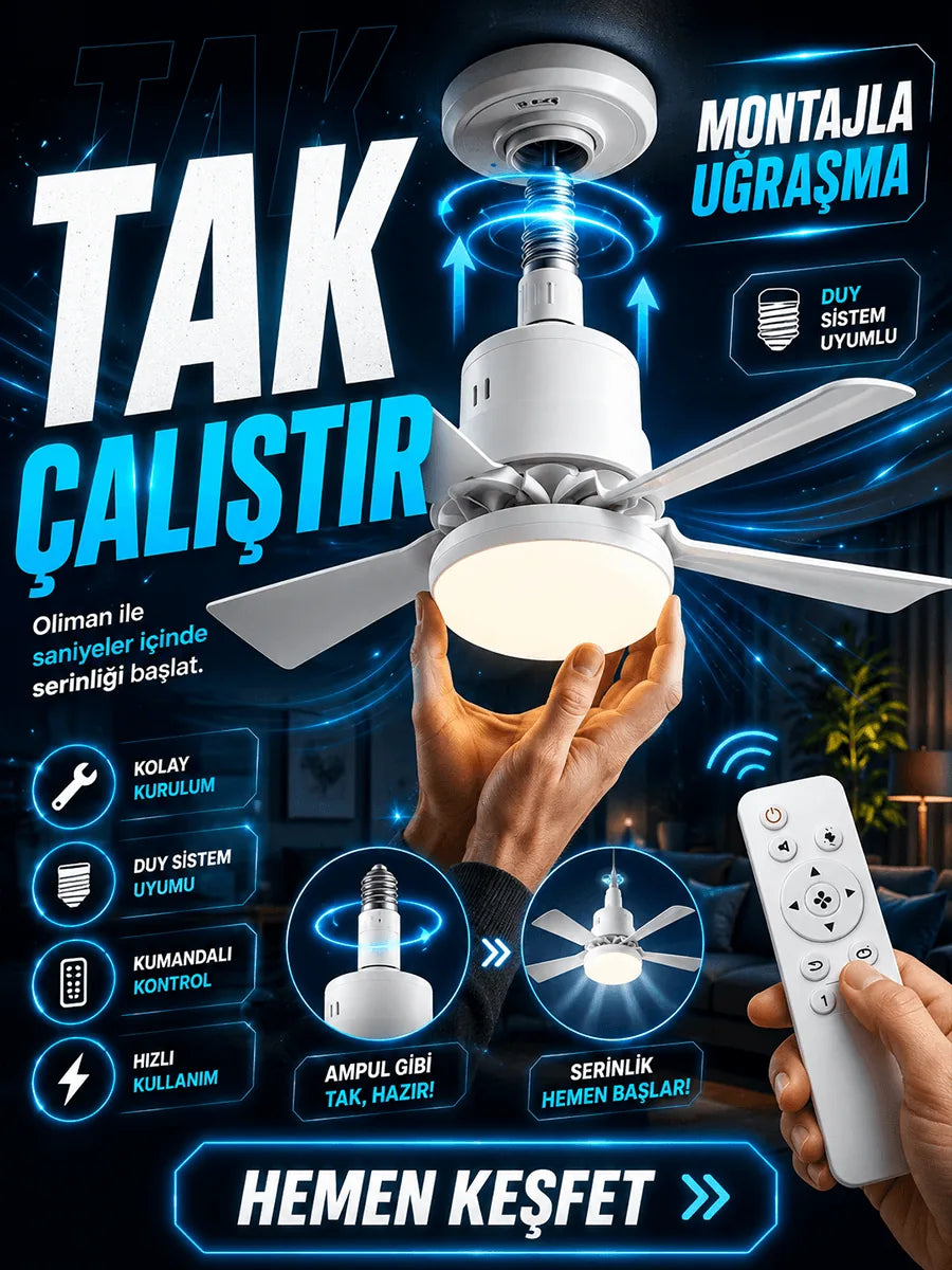 Tak çalıştır — kolay montaj